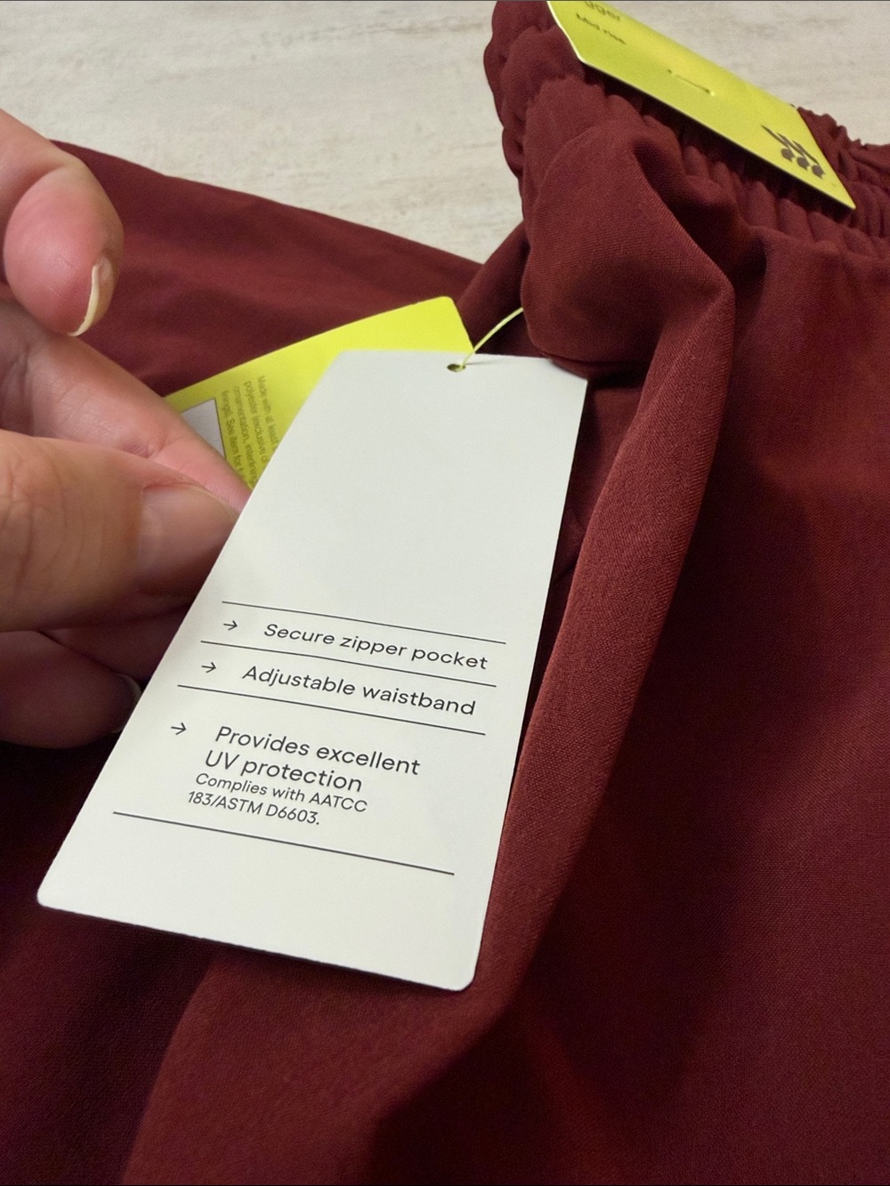 all in motion Burgundy Drawstring Jogger Pants - Picture 5 of 10